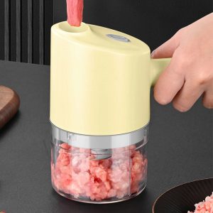 Electric Vegetable Cutter & Garlic Masher | Multi-Function Food Processor