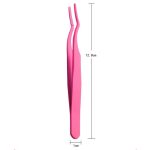 Premium Stainless Steel Eyelash Extension Tweezers - Precision Lash Applicator Tool