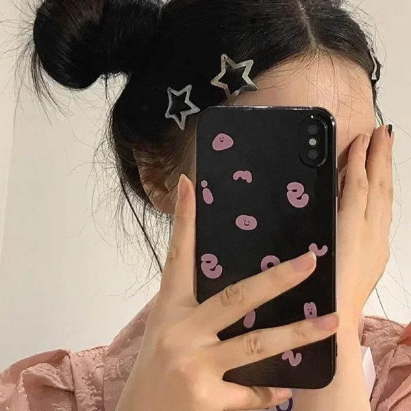 Chic Y2K Star Snap Hair Clips - Punk Silver Metal Hairpins for All Occasions - Image 6