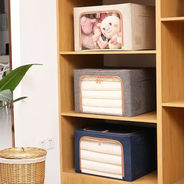 Large Capacity Foldable Clothes & Blanket Organizer