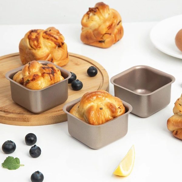Rose Gold Mini Carbon Steel Non-Stick Cake Mould - Image 4