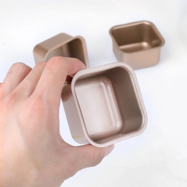 Rose Gold Mini Carbon Steel Non-Stick Cake Mould - Image 6