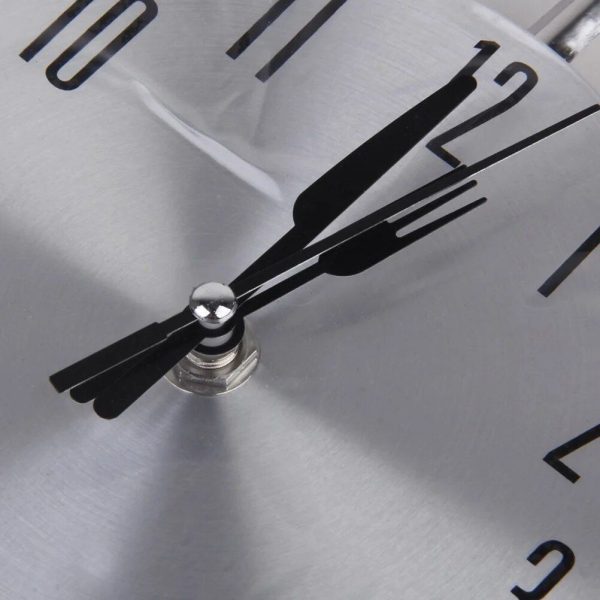 Modern 3D Aluminium Kitchen Clock - Image 5