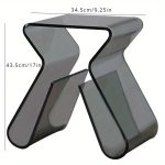 1pc, Acrylic Transparent Side Table, Luxury Sofa Coffee Table, Minimalist Bedside Table For Small Apartment, Modern Casual Style, Home Furniture