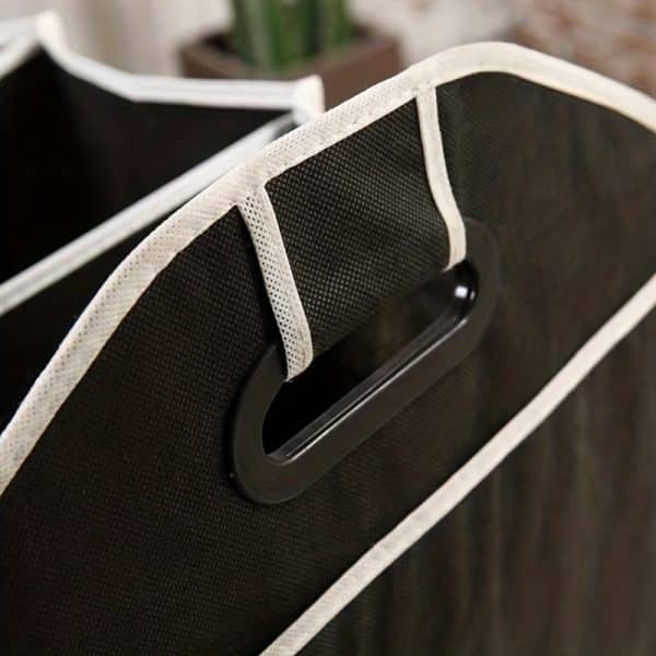 Deluxe Collapsible Car Trunk Organizer – Heavy Duty Waterproof Storage Box with Handles for SUV & Truck