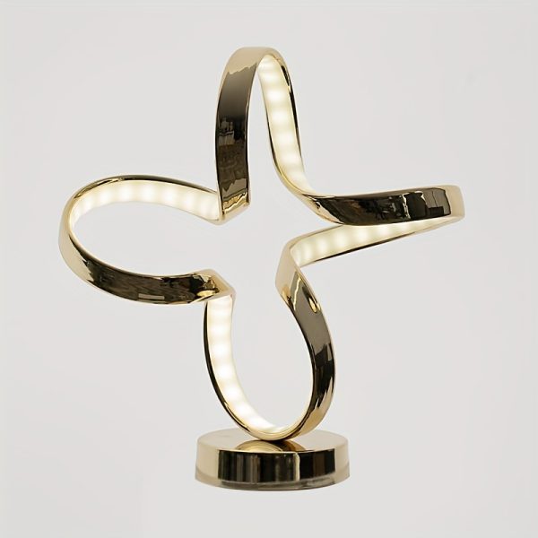 1pc Advanced And Simple Table Lamp, Modern Design Metal Table Lamp For Home Decoration, For Dining Room, Living Room, Bedroom Lighting & Home Décor