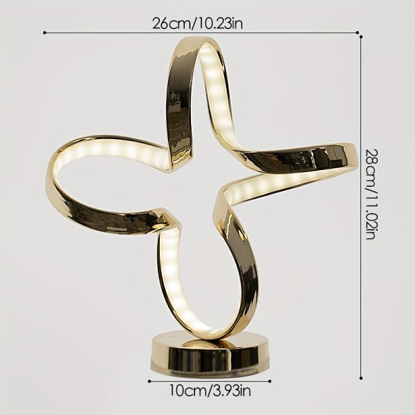 1pc Advanced And Simple Table Lamp, Modern Design Metal Table Lamp For Home Decoration, For Dining Room, Living Room, Bedroom Lighting & Home Décor