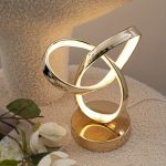 1pc Klein Universe Artistic Table Lamp - USB Powered, Three-Color Dimming, Perfect for Bedroom, Living Room, Study Desk, and Luxury Atmosphere Lighting.