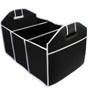 Deluxe Collapsible Car Trunk Organizer – Heavy Duty Waterproof Storage Box with Handles for SUV & Truck