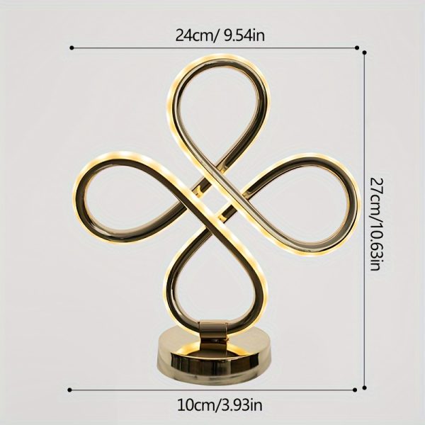 1pc Modern Bedside Table Light, USB Powered Desk Lamp For Living Room, Bedroom, Office, Nightstand, Bookshelf, Lighting & Home Décor