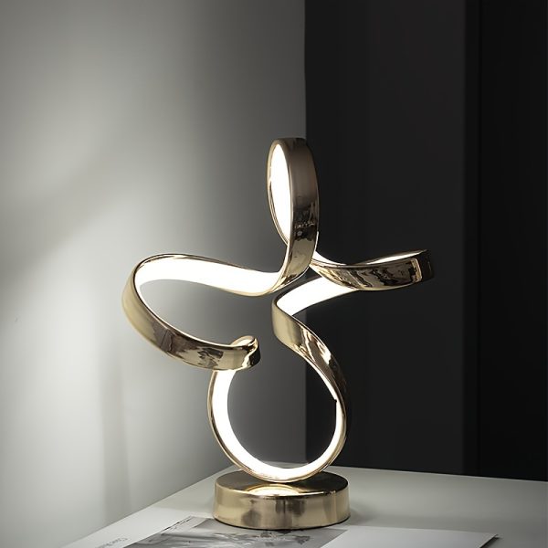 1pc Advanced And Simple Table Lamp, Modern Design Metal Table Lamp For Home Decoration, For Dining Room, Living Room, Bedroom Lighting & Home Décor