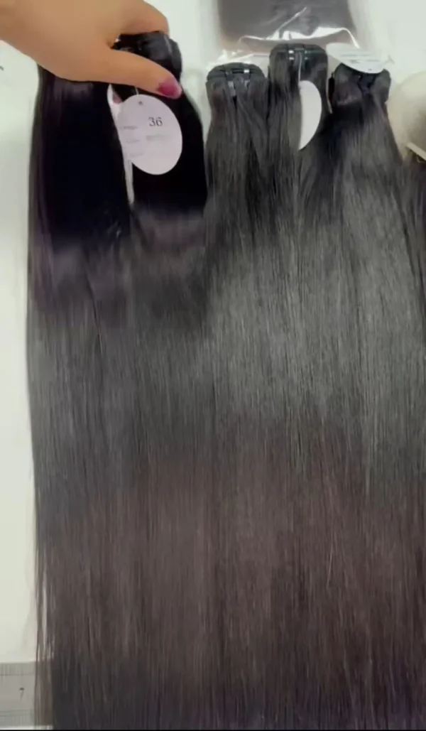Raw Soft Human Hair Extensions