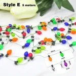 5M Christmas tree DIY Bulbs Garland Christmas Ornaments Home Decoration Xmas wreath Ornaments Christmas Party Decorations