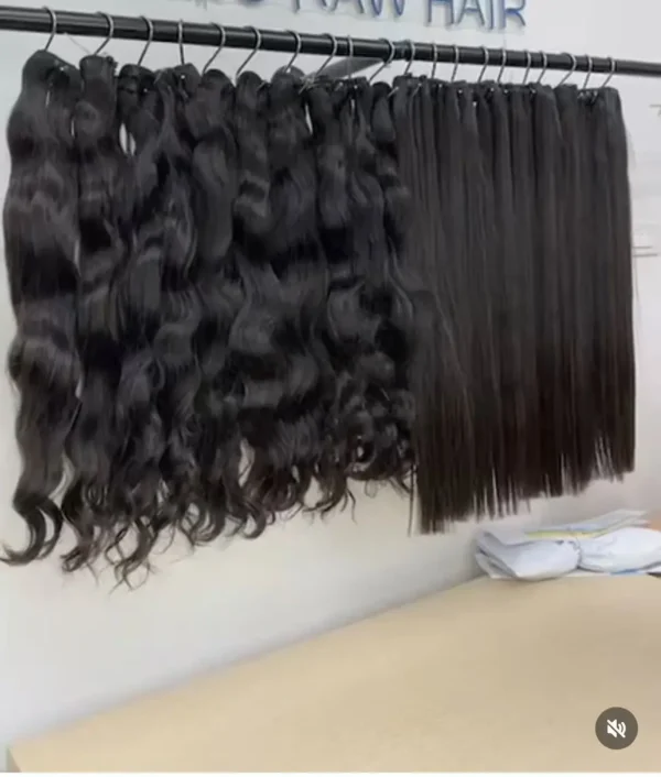 Raw Soft Human Hair Extensions