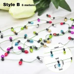 5M Christmas tree DIY Bulbs Garland Christmas Ornaments Home Decoration Xmas wreath Ornaments Christmas Party Decorations