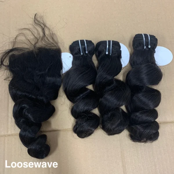 Raw Soft Human Hair Extensions