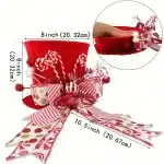 Christmas Celebration Red Holiday Decoration Great Holiday Centerpiece Sturdy Cloth Material For Holiday Table