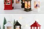 Christmas Lantern Light Merry Christmas Decorations for Home 2025 Navidad Christmas Tree Ornaments Xmas Gifts New Year 2026