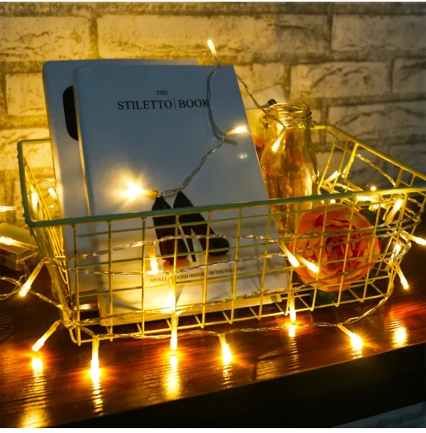 Christmas Tree Decorations Led Fairy String Lights Garlands for Home Garden Wedding Party Outdoor Indoor Decor New Year Gifts