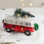 Christmas Glass Ornament Merry Christmas Decorations for Home 2024 Xmas Tree Ornament Navidad Noel Kids Gift Happy New Year 2025