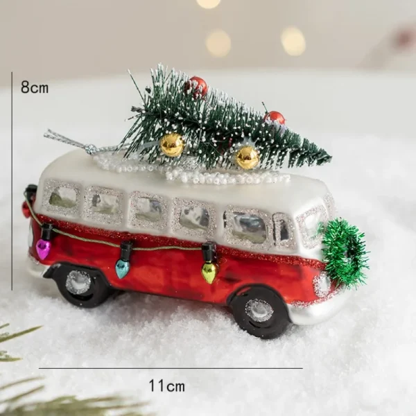 Christmas Glass Ornament Merry Christmas Decorations for Home 2024 Xmas Tree Ornament Navidad Noel Kids Gift Happy New Year 2025
