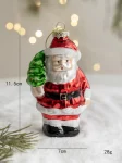 Christmas Glass Ornament Merry Christmas Decorations for Home 2024 Xmas Tree Ornament Navidad Noel Kids Gift Happy New Year 2025