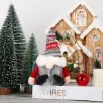 Christmas decoration supplies knitted hat spherical forest old man pendant creative doll pendant tree pendant