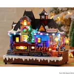Christmas Desktop Decorations, Luminous Music House Scene, Atmosphere Crafts, Ornaments, Children's Gifts, Party Gifts, New