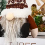 Christmas decoration supplies knitted hat spherical forest old man pendant creative doll pendant tree pendant