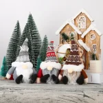 Christmas decoration supplies knitted hat spherical forest old man pendant creative doll pendant tree pendant