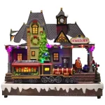 Christmas Desktop Decorations, Luminous Music House Scene, Atmosphere Crafts, Ornaments, Children's Gifts, Party Gifts, New
