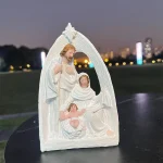 Resin Christmas Religious Holy Family Festival Decorations Crafts Ornaments