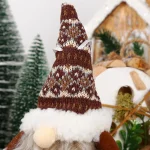 Christmas decoration supplies knitted hat spherical forest old man pendant creative doll pendant tree pendant