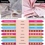 Christmas Trees Bear Toys Backdrop Winter Night Dreamy Santa Claus Photo Background Window Pine Forest Xmas Decorations Supplies