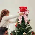Christmas Celebration Red Holiday Decoration Great Holiday Centerpiece Sturdy Cloth Material For Holiday Table