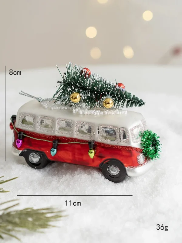 Christmas Glass Ornament Merry Christmas Decorations for Home 2024 Xmas Tree Ornament Navidad Noel Kids Gift Happy New Year 2025