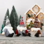 Christmas decoration supplies knitted hat spherical forest old man pendant creative doll pendant tree pendant