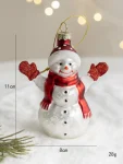 Christmas Glass Ornament Merry Christmas Decorations for Home 2024 Xmas Tree Ornament Navidad Noel Kids Gift Happy New Year 2025
