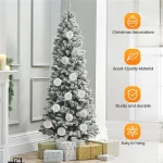 ABYN-Christmas Ball Baubles Big Tree Decorations Balls Xmas Party Hanging Ornaments Christmas Decorations For New Year