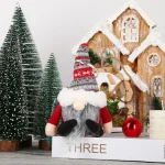 Christmas decoration supplies knitted hat spherical forest old man pendant creative doll pendant tree pendant