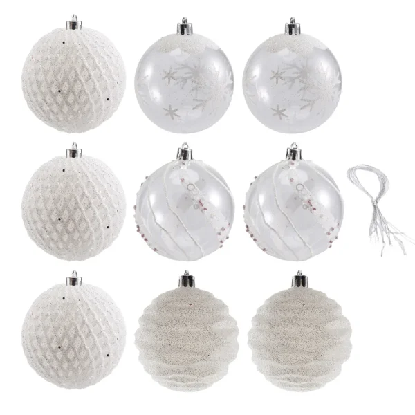 ABYN-Christmas Ball Baubles Big Tree Decorations Balls Xmas Party Hanging Ornaments Christmas Decorations For New Year