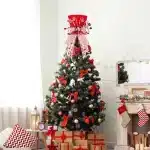 Christmas Celebration Red Holiday Decoration Great Holiday Centerpiece Sturdy Cloth Material For Holiday Table