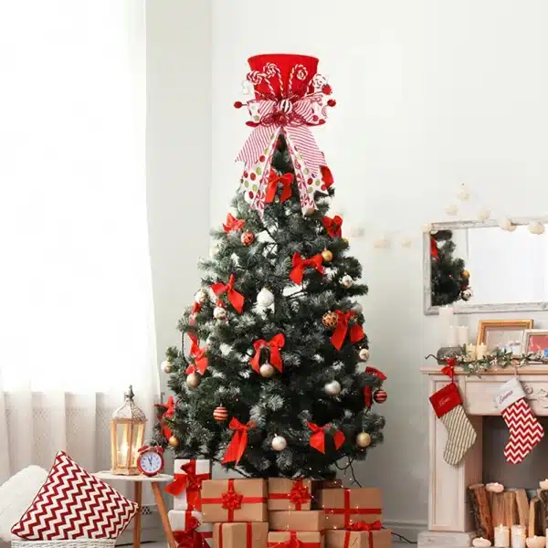 Christmas Celebration Red Holiday Decoration Great Holiday Centerpiece Sturdy Cloth Material For Holiday Table