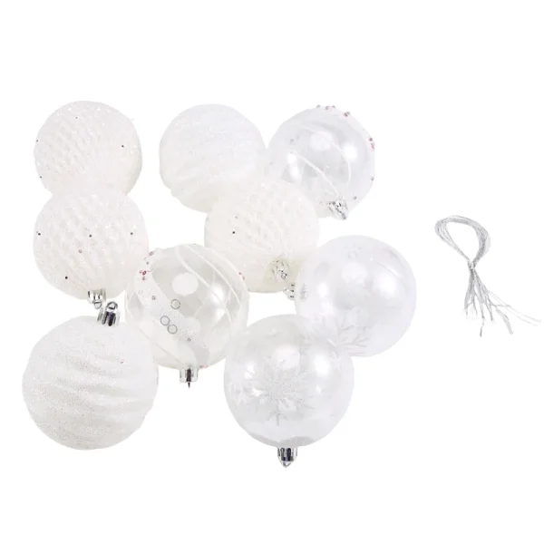 ABYN-Christmas Ball Baubles Big Tree Decorations Balls Xmas Party Hanging Ornaments Christmas Decorations For New Year