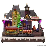 Christmas Desktop Decorations, Luminous Music House Scene, Atmosphere Crafts, Ornaments, Children's Gifts, Party Gifts, New