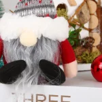 Christmas decoration supplies knitted hat spherical forest old man pendant creative doll pendant tree pendant