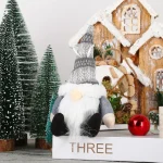 Christmas decoration supplies knitted hat spherical forest old man pendant creative doll pendant tree pendant