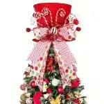 Christmas Celebration Red Holiday Decoration Great Holiday Centerpiece Sturdy Cloth Material For Holiday Table