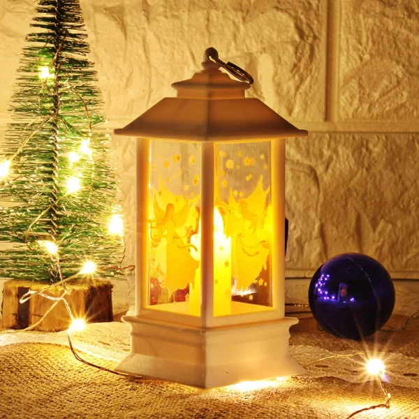 Christmas Lantern Light Merry Christmas Decorations for Home 2025 Navidad Christmas Tree Ornaments Xmas Gifts New Year 2026