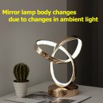 1pc Klein Universe Artistic Table Lamp - USB Powered, Three-Color Dimming, Perfect for Bedroom, Living Room, Study Desk, and Luxury Atmosphere Lighting.